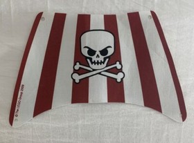 Lego 1 Cloth Sail 28x18 (sailbb42) Skull and Crossbones 6243 Brickbeard's Bounty
