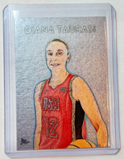 Diana Taurasi Limited Platinum Plated Artist Signed 