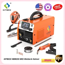 HITBOX 3IN1 MIG Welder MMA/Gasless MIG Welding Machine IGBT 110V Inverter Home