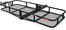 ARKSEN 60 x 23 x 5.5 Inch Folding Hitch Cargo Carrier,500Lbs Capacity Heavy Duty