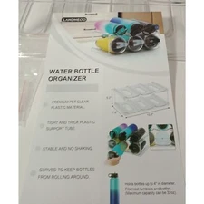 LANDNEOO 12 RODS ONLY used 4-Tier Water Bottle Stackable Organizer