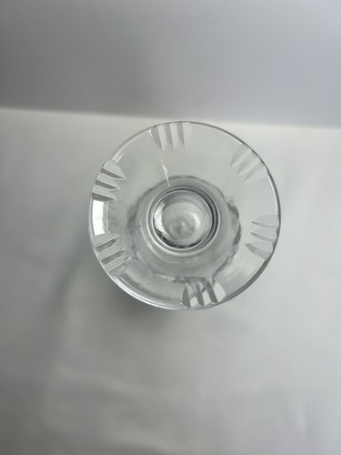 Vaso Cristallo Vintage 8” 24% Piombo Cristallo Cristallo Trasparente - Foto 11 di 12