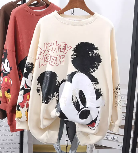 FELPA MICKEY MOUSE TAGLIA UNICA DONNA | eBay