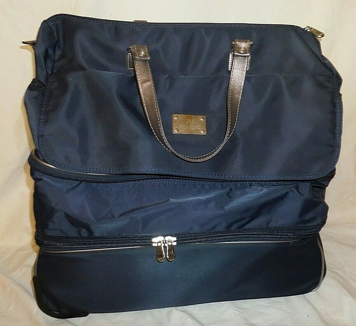 JM New York Blue luggage Roller Bag 21