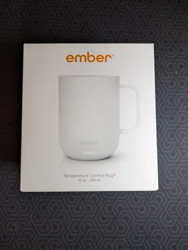 NEW/NEVER OPENED - Ember CM191002US 10oz Temperature Control Smart Mug 2 - White