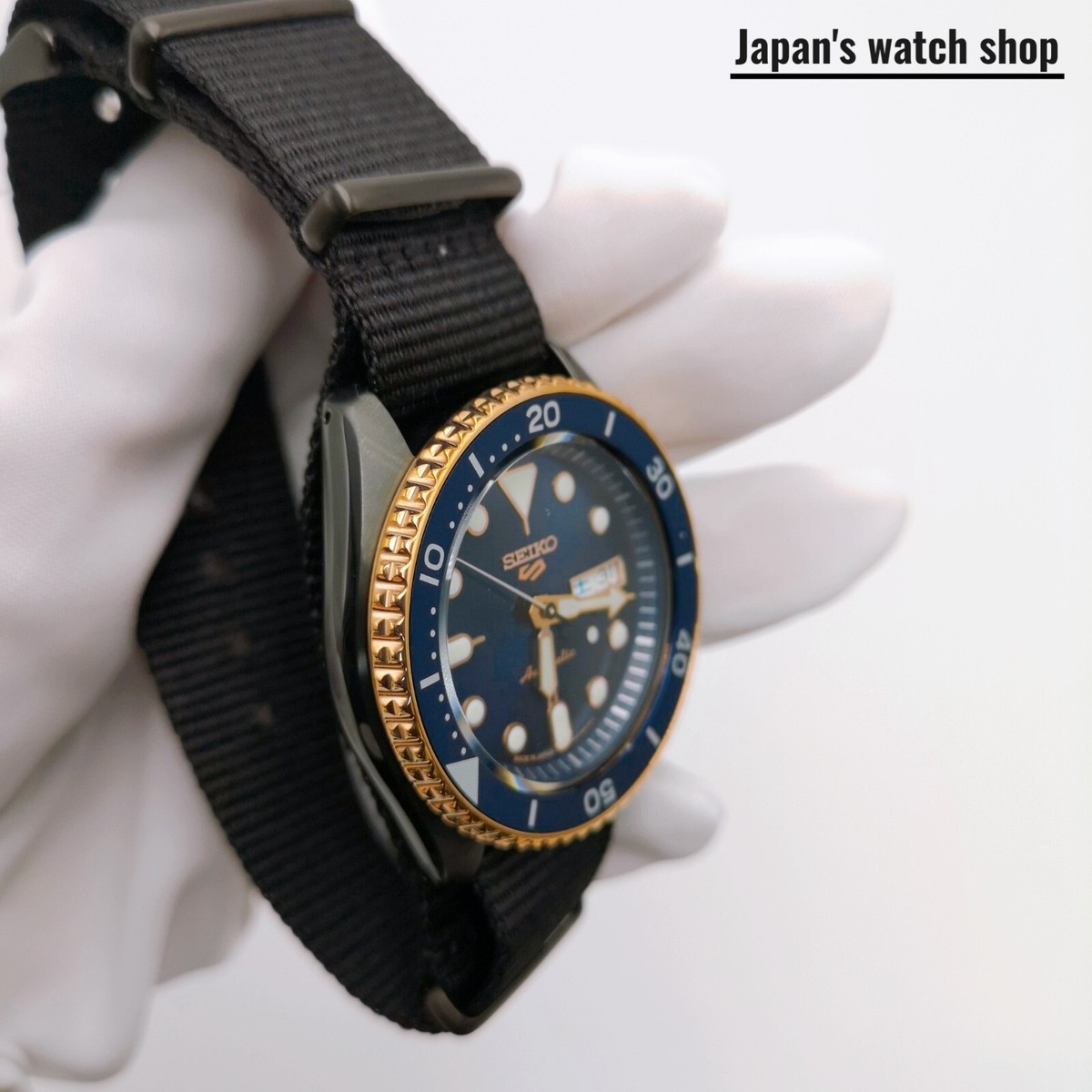セイコー5の時計です、 SEIKO 5 Sports SKX Sports SBSA098 Blue Mechanical Men's