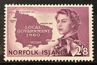 NORFOLK ISLAND - 1960 2s 8d INTRODUCTION OF LOCAL GOVERNMENT LMM SG 40 cv £6