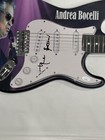 ANDREA BOCELLI SIGNED CUSTOM ELECTRIC GUITAR ITALIAN TENOR LEGEND JSA COA — photo 2