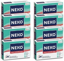 Neko Daily Hygiene Soap, 24 hours Germ Protection, 100g, Pack of 8 FREE SHIP