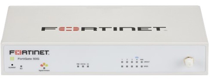 Fortinet FORTIGATE-50G FIREWALL CON 5 PORTE GIGABIT RJ45 (INCLUSE 4 PORTE INTERN