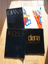 4 Iconic Vintage Tour programmes from the 80s and 90s from Diana Ross