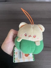 NEW Fukuya Halloween Pumpkin Hamster Plush Keychain 6cm (Japan Exclusive)