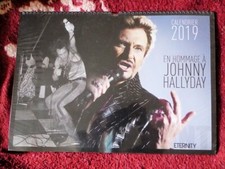 Johnny Hallyday CALENDRIER EN HOMMAGE 2019 – RARE eternity NEUF sous cellophane