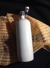 bouteille ancienne  en grès écru Bouillotte traditionnelle