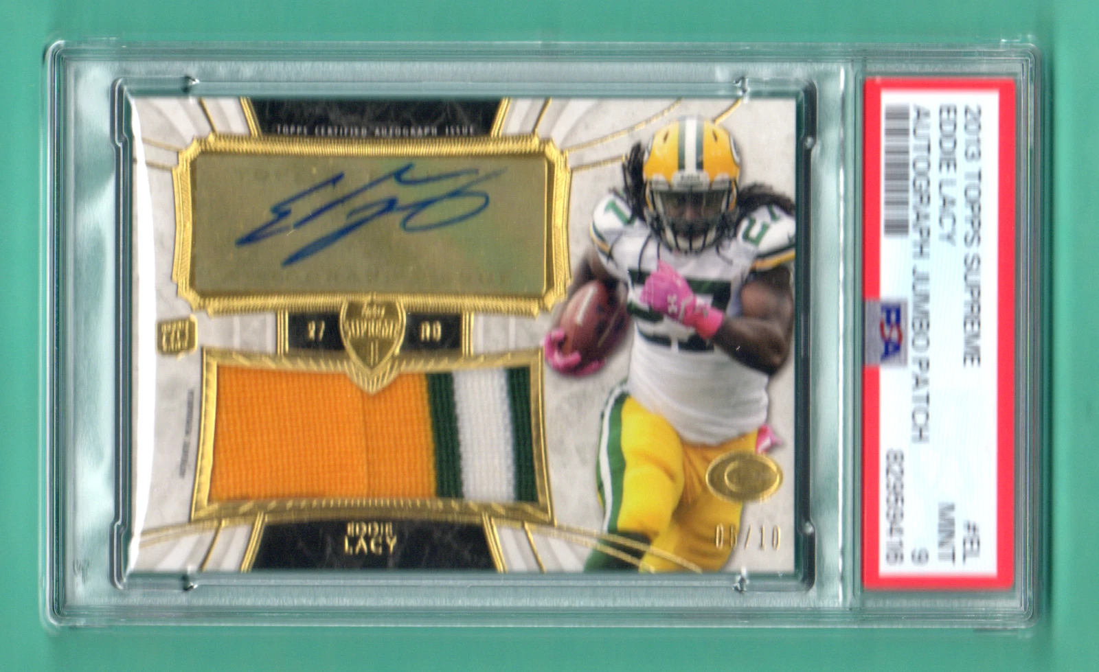 Eddie Lacy Topps Supreme Autograph Jumbo Patch #EL Base