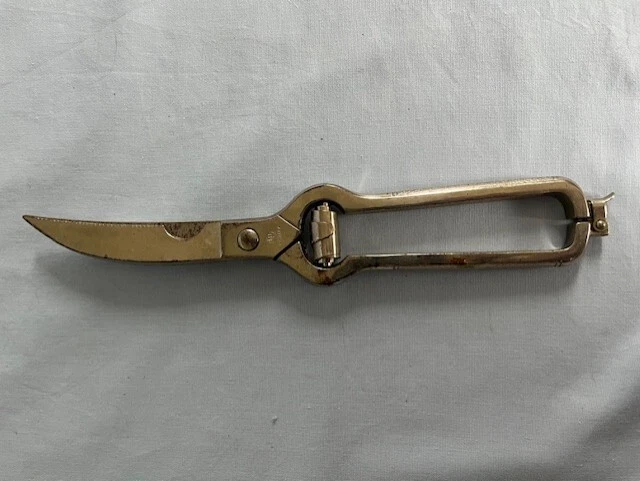 DREIZACK MEAT FISH POULTRY CHICKEN STAINLESS STEEL SCISSORS SHEARS, SAFETY LOCK