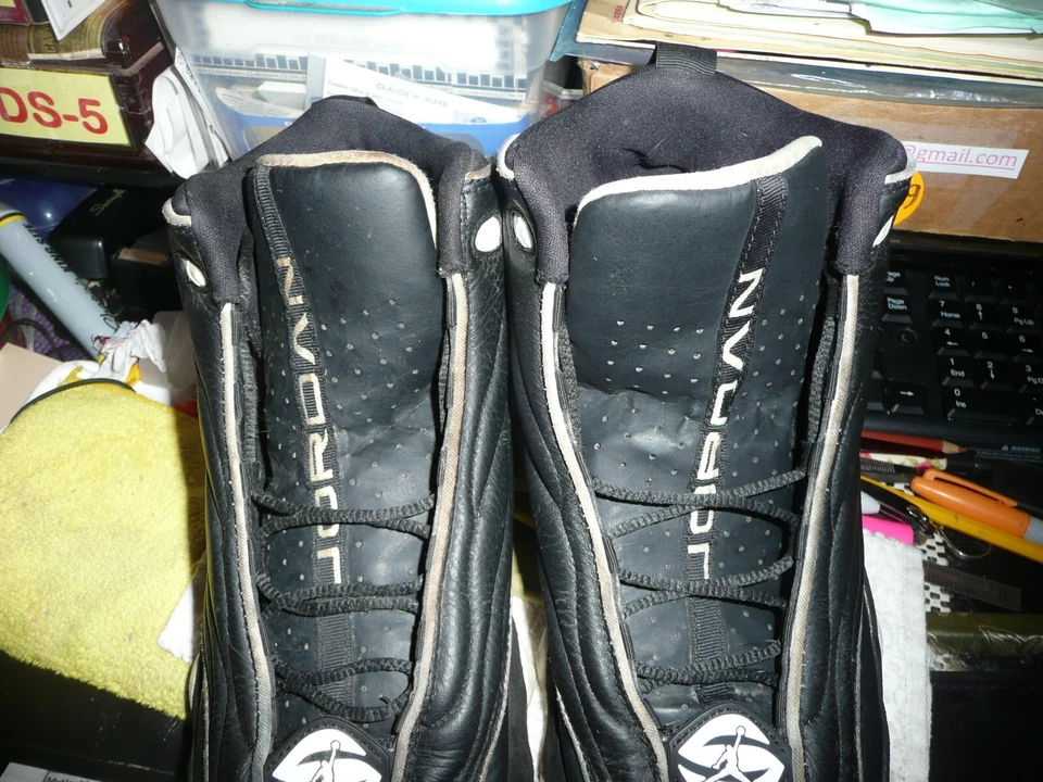 Tenis de baloncesto Nike para hombre 11 Air Jordan Pro fuertes negros 407285-020 año 2018 Foto 4 de 4