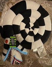 Beetlejuice SANDWORM Plush 20" PILLOW Movie Toy Spirit Halloween NEW Tim Burton