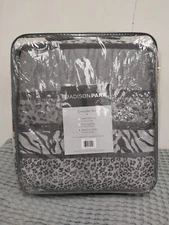 Madison Park Coverlet Set Full/Queen Size Cheetah Print