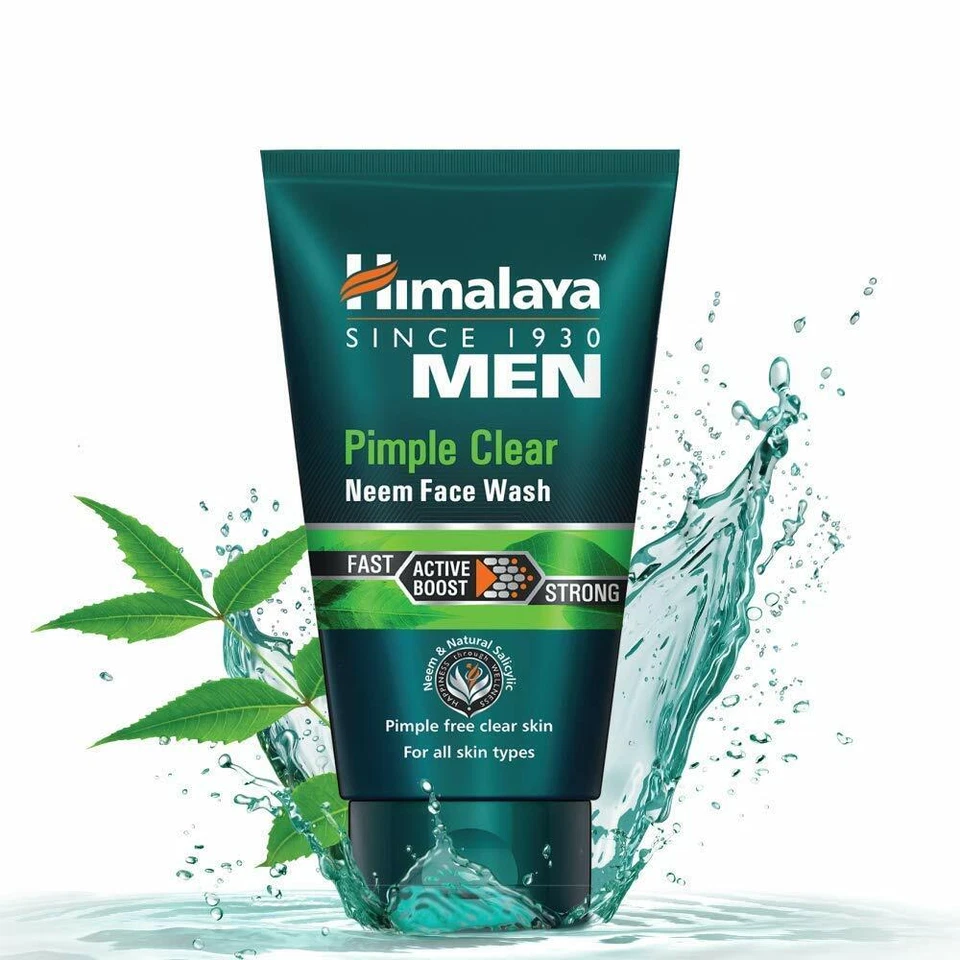 Himalaya Men Pimple Clear Neem Face Wash, 50ml ORIGINAL FREE SHIP - Image 3 of 3