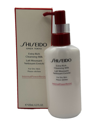 Shiseido Extra Rich Cleansing Milk For Dry Skin ~ 125 ml / 4.2 oz ~ BNIB
