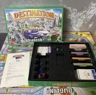Destination Dublin Brettspiel 10 Jahre Jubiläumsedition komplett & GC