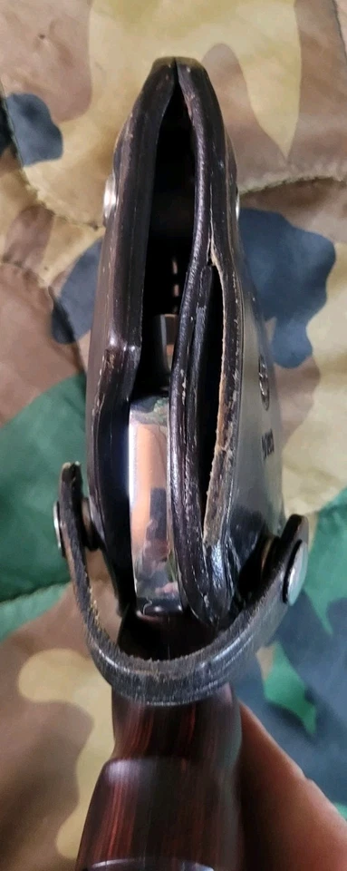 Bucheimer 13A-52 Combat Black Leather RH Cross Draw Colt Cobra Holster - Image 4 of 4