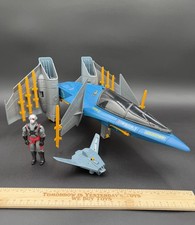 GI Joe Cobra Hurricane VTOL Vintage Hasbro Jet With Vapor Figure 100  Complete