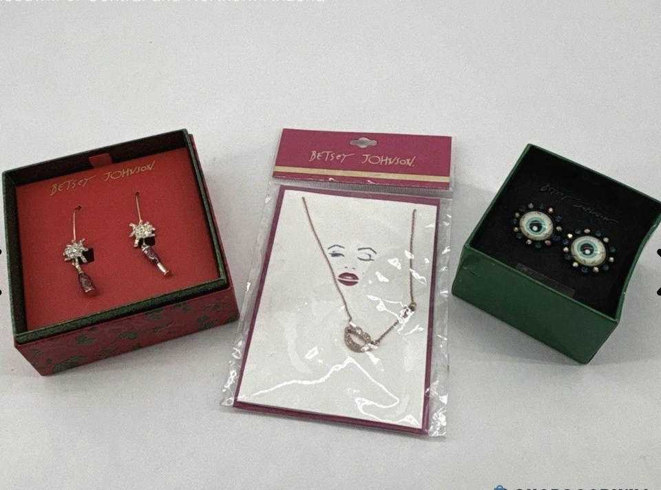 Modern Betsey Johnson Jewelry + Accessories 12pc Gift Set Free S/h - Image 4 of 4