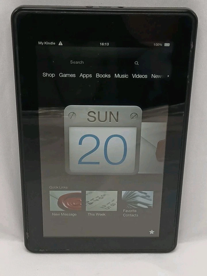 Amazon Kindle Fire 7" 1st Generation Black Model D01400, 8GB Tested & Works - Image 2 of 4