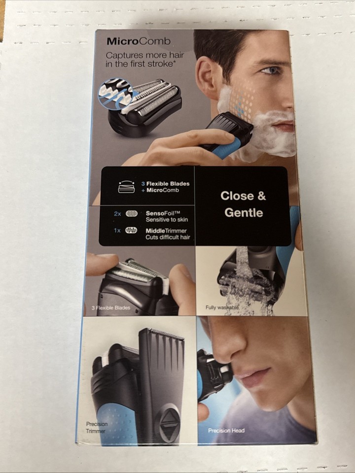 Braun Series 3 Pro Skin 3040s Wet Dry Rechargeable Electric Shaver ...