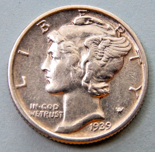 1939-P Mercury Dime BU Gem - Lustrous - High MS