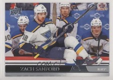 2020-21 Upper Deck Zach Sanford #156 09jr