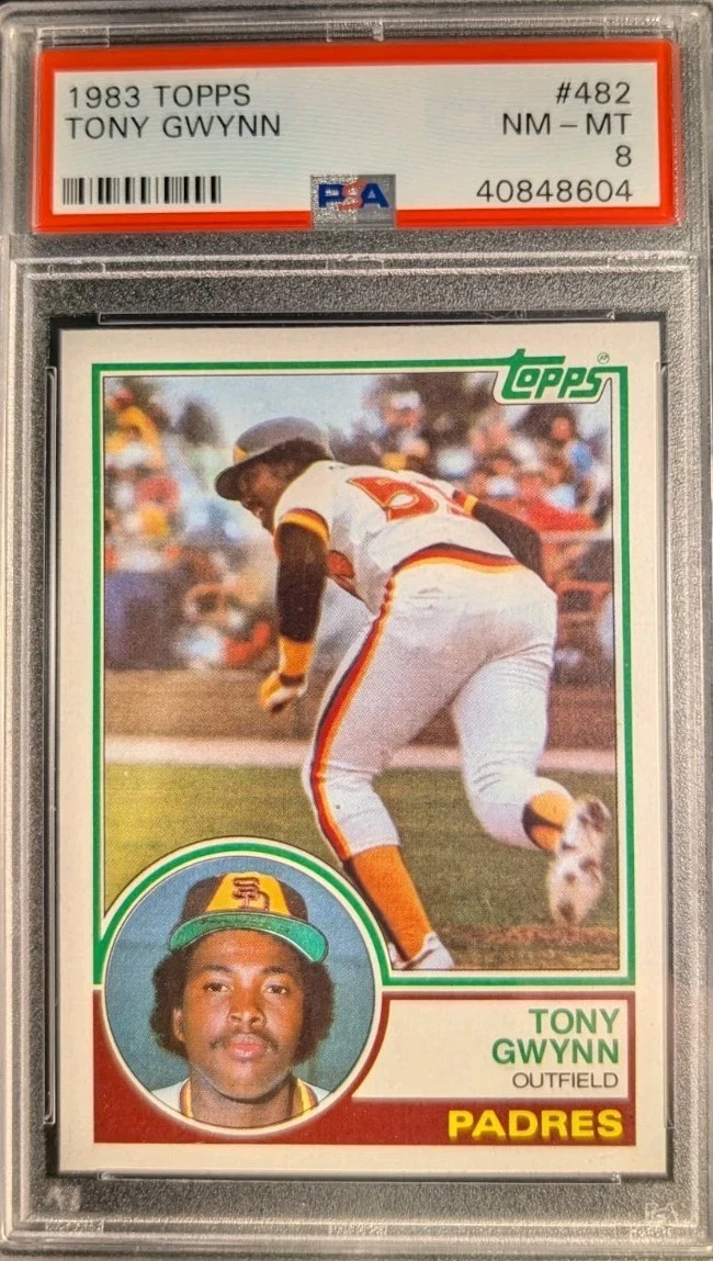 Deal for Tony Gwynn 1983 Topps #482 Rookie RC PSA 8 +++ Sharp Centered HOF 👀 Pics 🤯 ✅