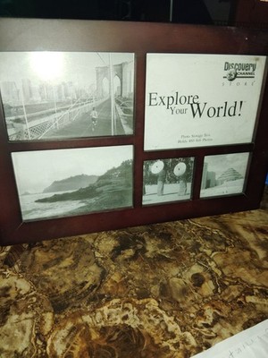 Discovery Channel Explore Your World 480 Capacity Photo Box 5 Frame Collage Top