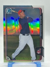 Nelson Rodriguez 2015 Bowman Chrome Refractor #179 Cleveland Indians