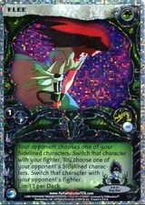Yu Yu Hakusho TCG Flee U12 Exile Uber Rare 1st Edition Speckles Foil Score LP