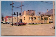 Vintage Temiskaming Printing Co. Building Postcard New Liskeard Ont 1963