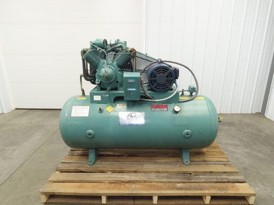 #ad Champion HR10 12 Piston Air Compressor Pump 33CFM 25Hp 230 460V 3Ph 120G Tank $2999.99