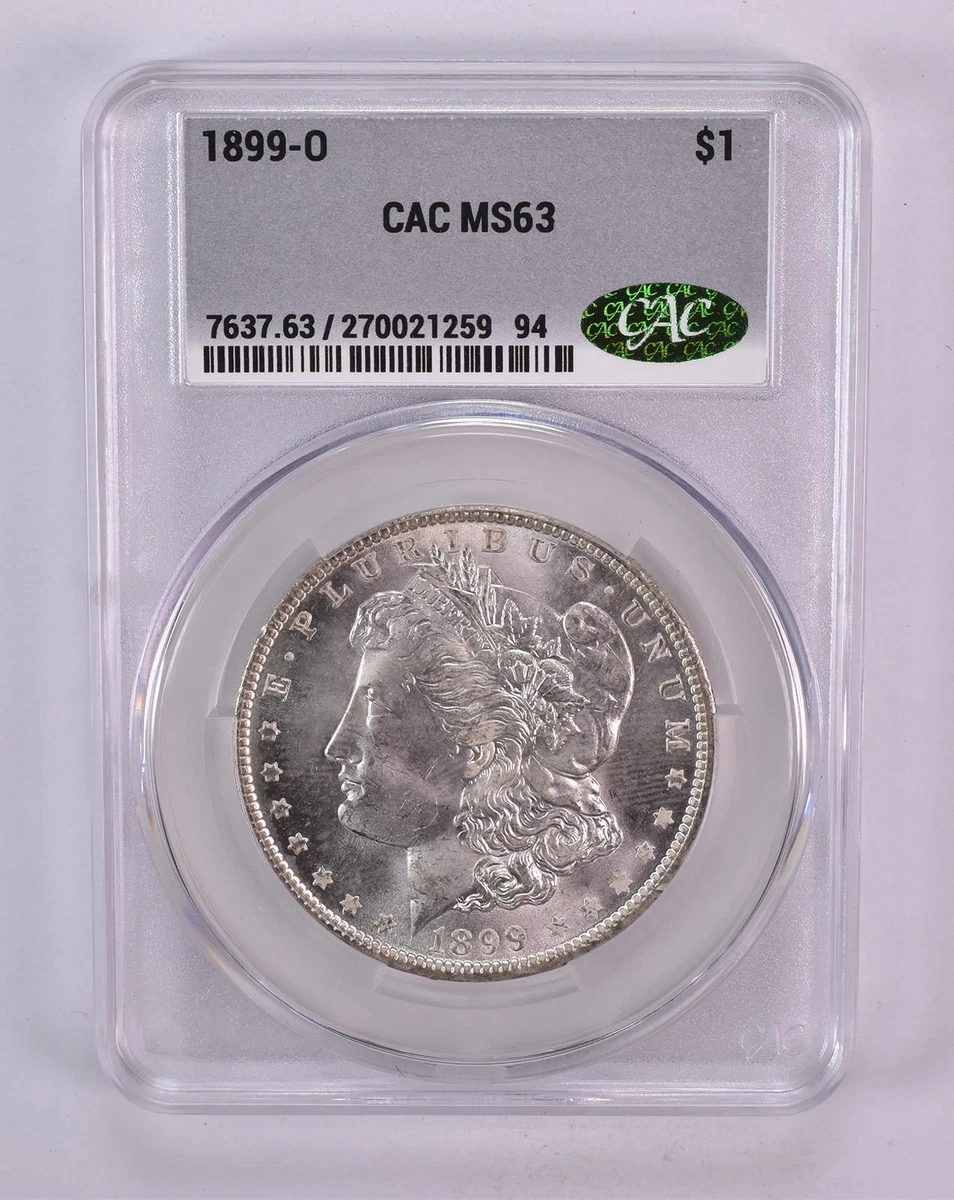 MS 63 Graded 1899 Year Morgan US Dollars (1878-1921) for sale | eBay