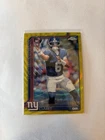 Topps Chrome NFL 2025 Jaxson Dart Yellow Wave Refractor /275 Giants