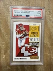 2018 Panini Contenders PATRICK MAHOMES II 2nd Year PSA 9 Mint Kansas City Chiefs