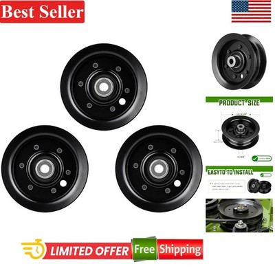 Essential Flat Idler Pulleys for Toro Timecutter & Exmark - 3-Pack Replacement