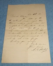 Antique 1905 Handwritten Letter To Friend From A G Ruckel of Brooklyn New York?