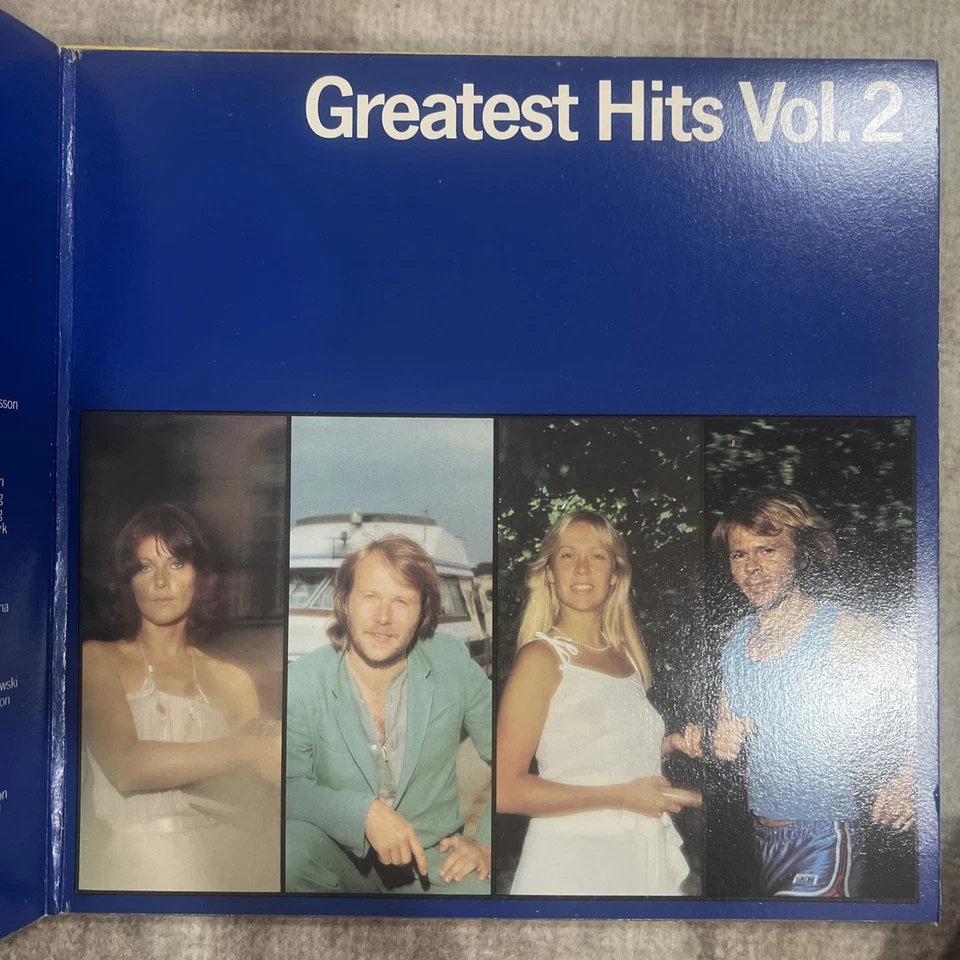 ABBA - GREATEST HITS VOL 2 - 12" VINYL LP ALBUM RECORD GATEFOLD SLEEVE - VG+ - Image 3 of 4