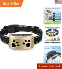 Innovative Bark Control Collar for Large Breeds - Adjustable Humane Training