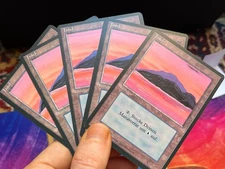 5x German Fbb Island • Unplayed / Mostly Clean • Basic Land • Mtg