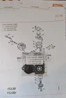 Stihl FS130 FS130r Brushcutter  Carburettor Kit. P/N: 4180 007 1061. BEST UK KIT