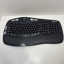 Logitech Wireless Wave K350 Ergonomic Keyboar...
