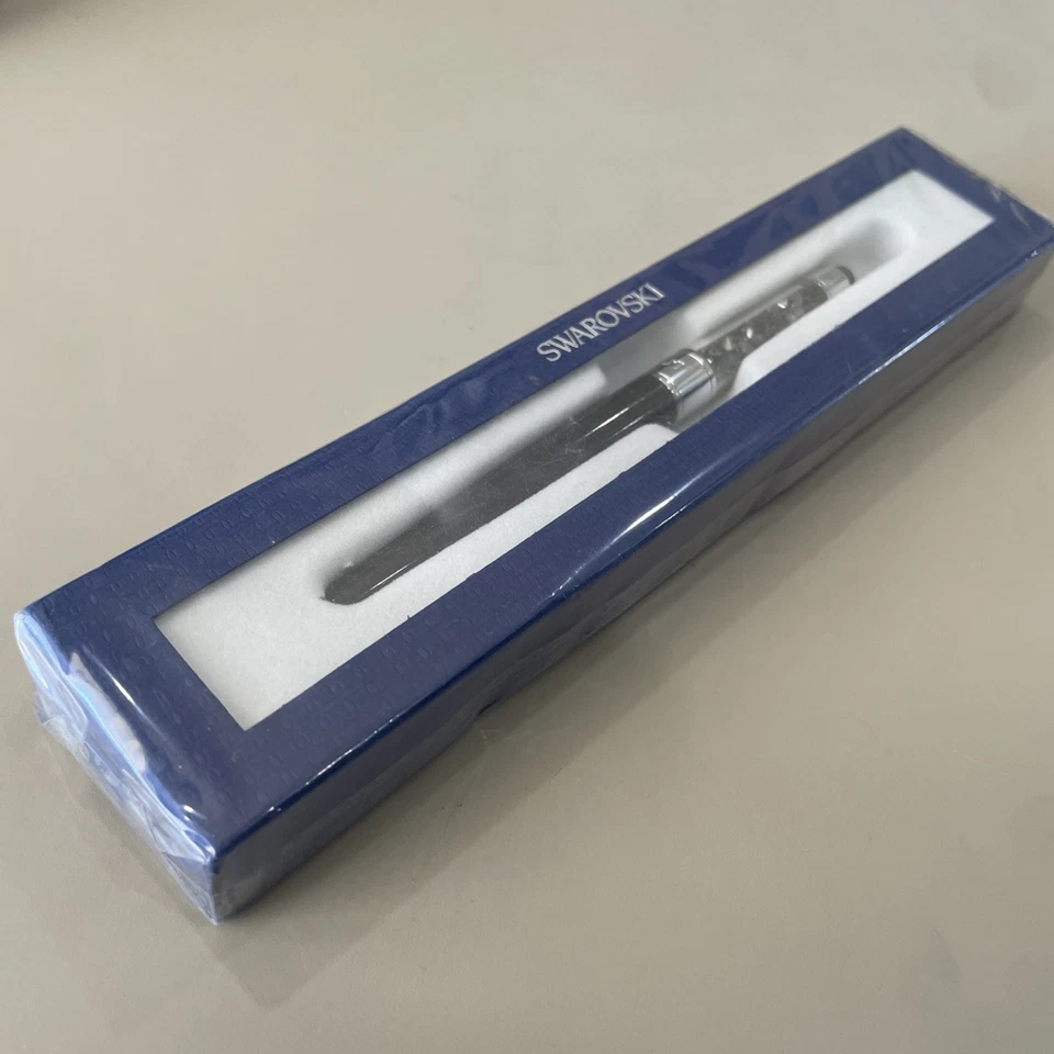 NUEVO BOLÍGRAFO SWAROVSKI STYLUS, NOCHE PLATEADA 5034366 - Cristal, Oficina Foto 2 de 4